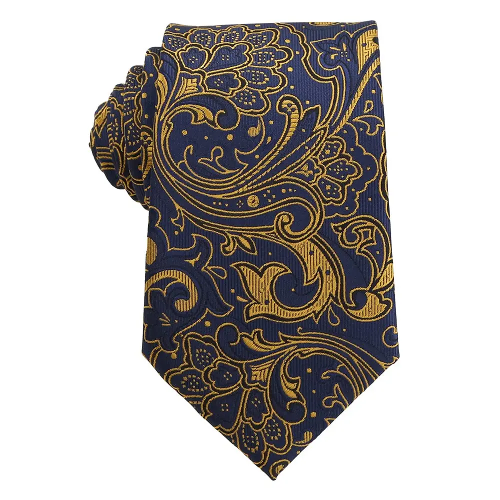 WeiShang Classic Men's Necktie Woven Jacquard 146cm (57.1in) | Elegant Formal Accessory - view 4