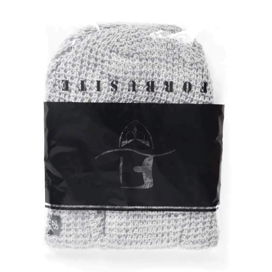 FORBUSITE Slouchy Oversized Beanie Knit Cap Light Gray | Loose Fit, Dual Layer, All-Season Wear - view 4