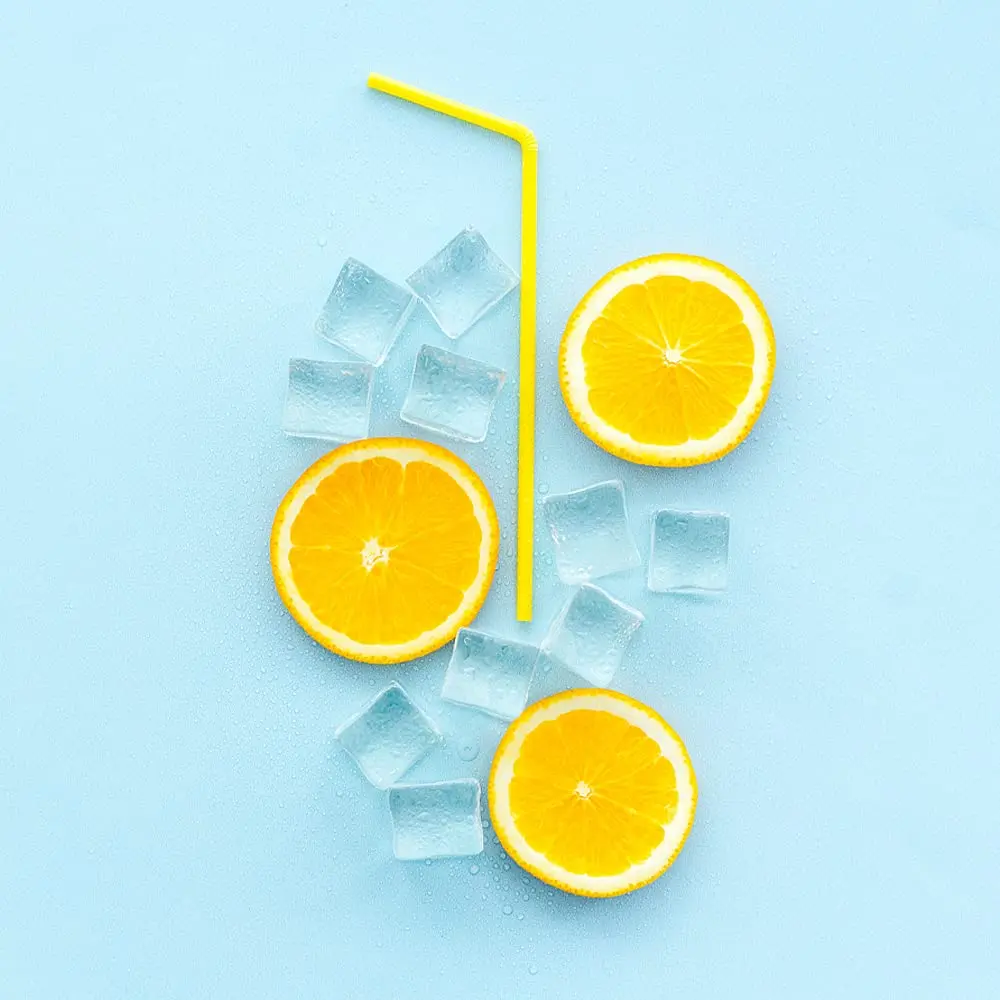 HUIANER Fake Clear Acrylic Plastic Ice Cubes 20 pcs | Realistic Decorative Props - view 8