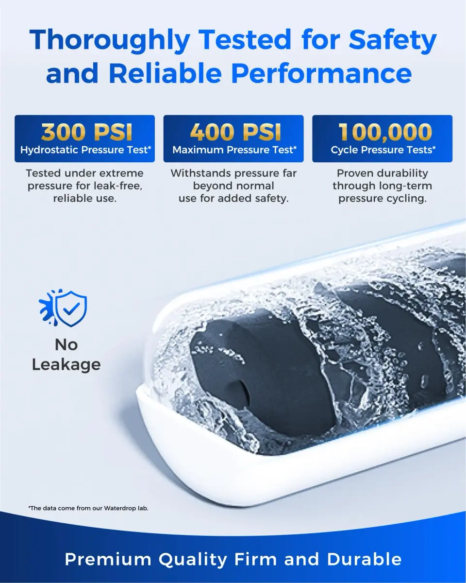 Waterdrop Plus WDP-F11B Refrigerator Water Filter Replacement 300 Gallons (1 Count) | NSF Certified for Samsung DA29-00003G - view 7