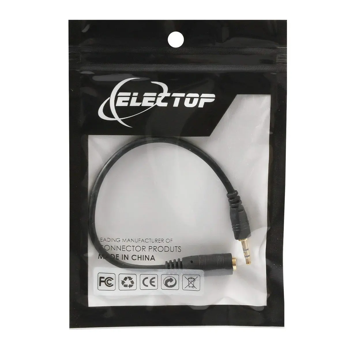 ELECTOP 2.5mm Male to 3.5mm Female Stereo Audio Jack Adapter Cable for Headphone | 17cm Length, Pure Sound - view 8