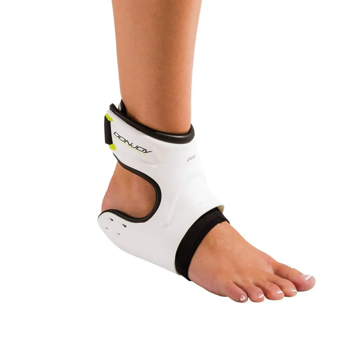 DonJoy Performance POD Ankle Support Brace White Large Left | "Protection On Demand" Technology - view 2