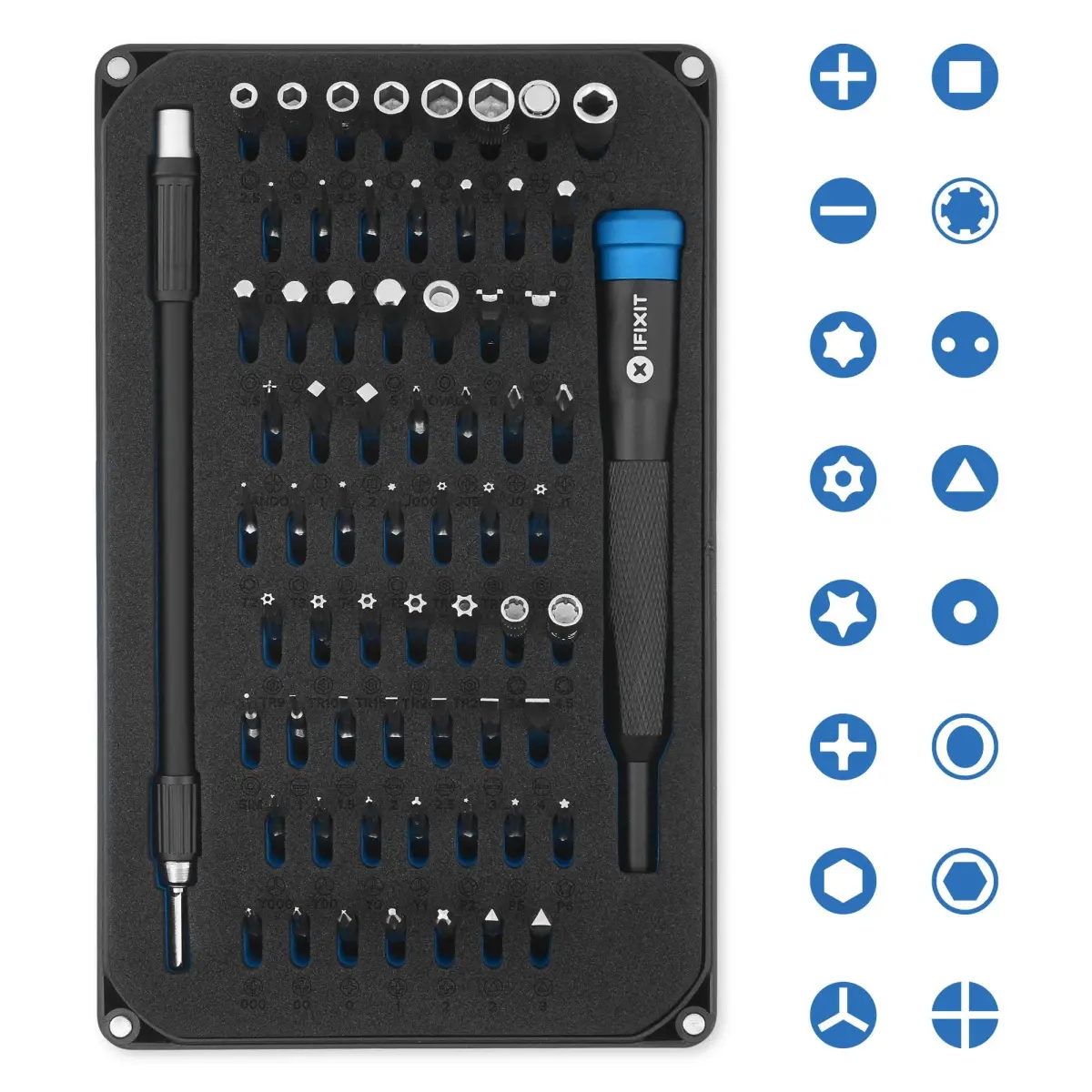 iFixit Pro Tech Toolkit - 64 Bit Driver Kit, Electronics, Smartphone, Computer & Tablet Repair Kit - view 5