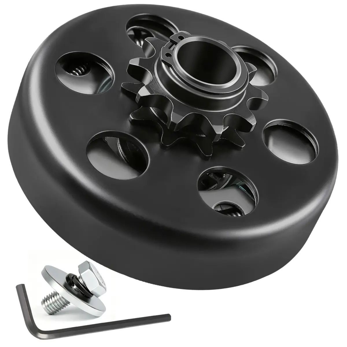 LotFancy Go Kart Clutch 3/4" Bore 10T for #40/#41/#420 Chain | 2.27 kg (5 lb) Centrifugal Clutch for Predator 212cc Engines - main product image