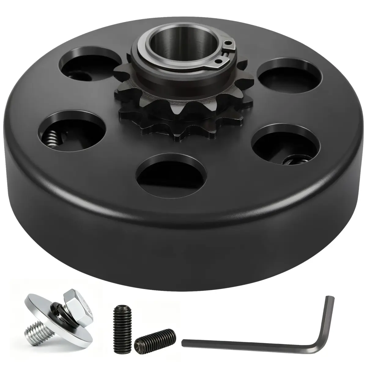 LotFancy Go Kart Clutch 3/4" Bore 12T for #35 Chain | Centrifugal Clutch for 2-6.5 HP Engines - main product image