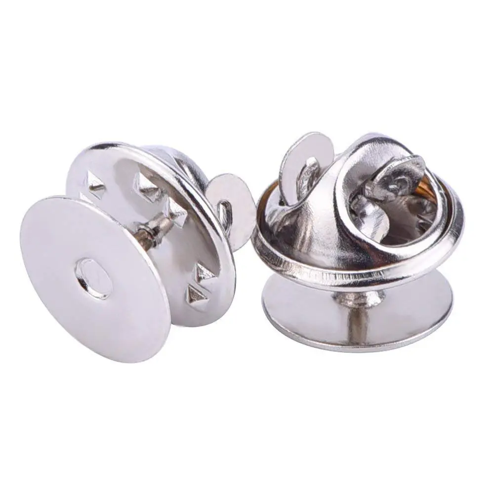 EBOOT Silver Butterfly Clutch Pin Backs | 50 Pack, Jewelry & Craft Supplies, USA Import - view 2