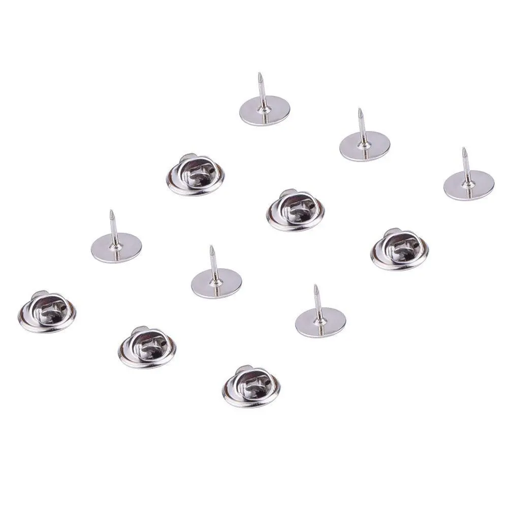 EBOOT Silver Butterfly Clutch Pin Backs | 50 Pack, Jewelry & Craft Supplies, USA Import - view 4
