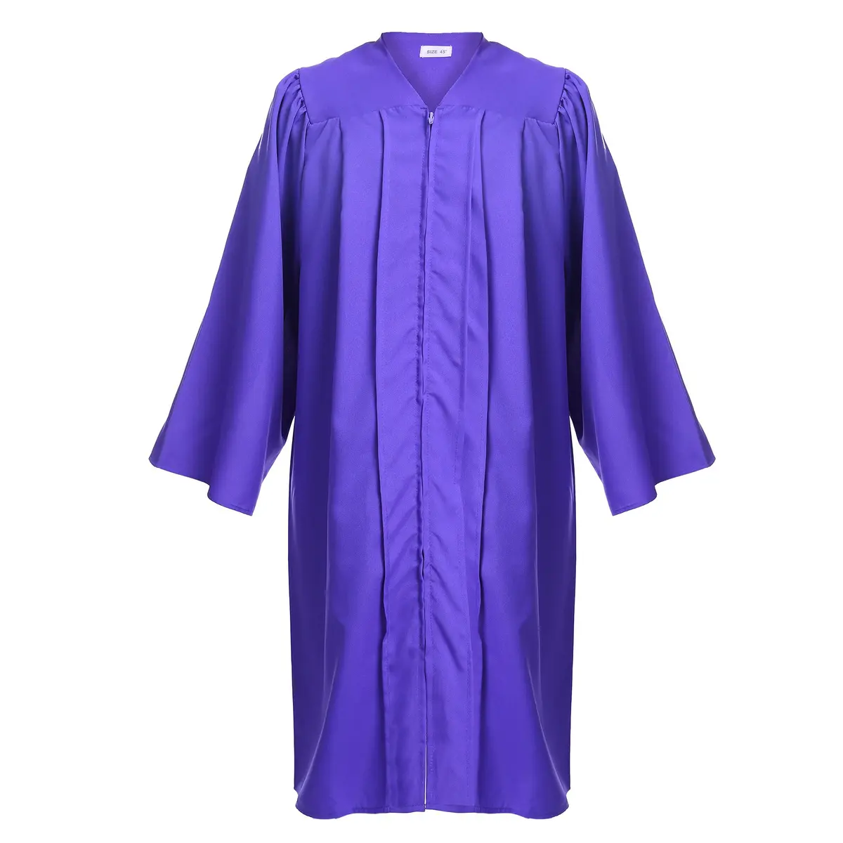 Newrara Graduation Gown Cap Tassel Set (Large 51(5'6"-5'8"), Purple) | Classic Matte Polyester for Celebrations - view 3