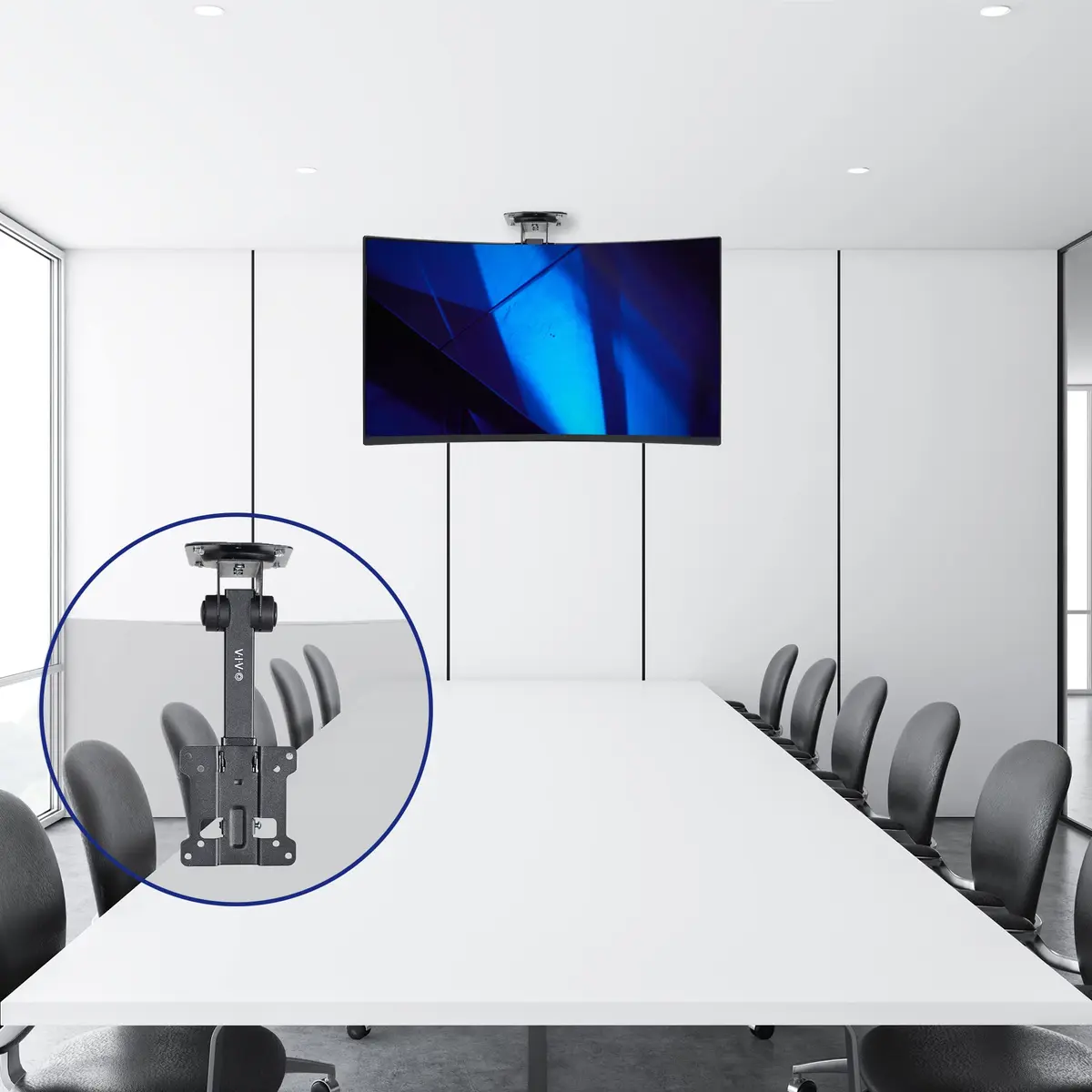 VIVO Ceiling Mount for 13-27 in Flat Screens | Space-Saving Ceiling Mount with Tilt & Swivel - view 7