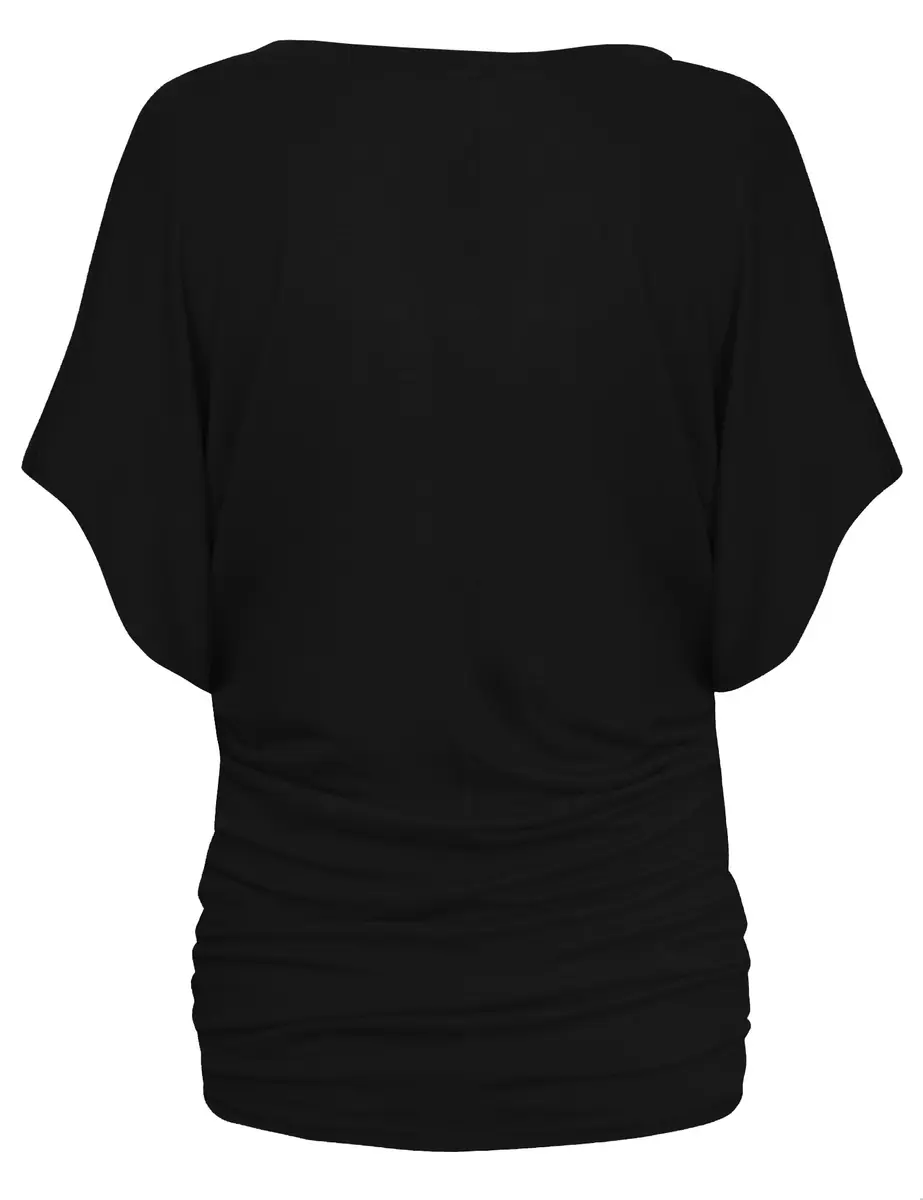Hybrid & Company Womens Boat Neck Dolman Top Shirt Small | Light, Stretchy & Versatile - view 4