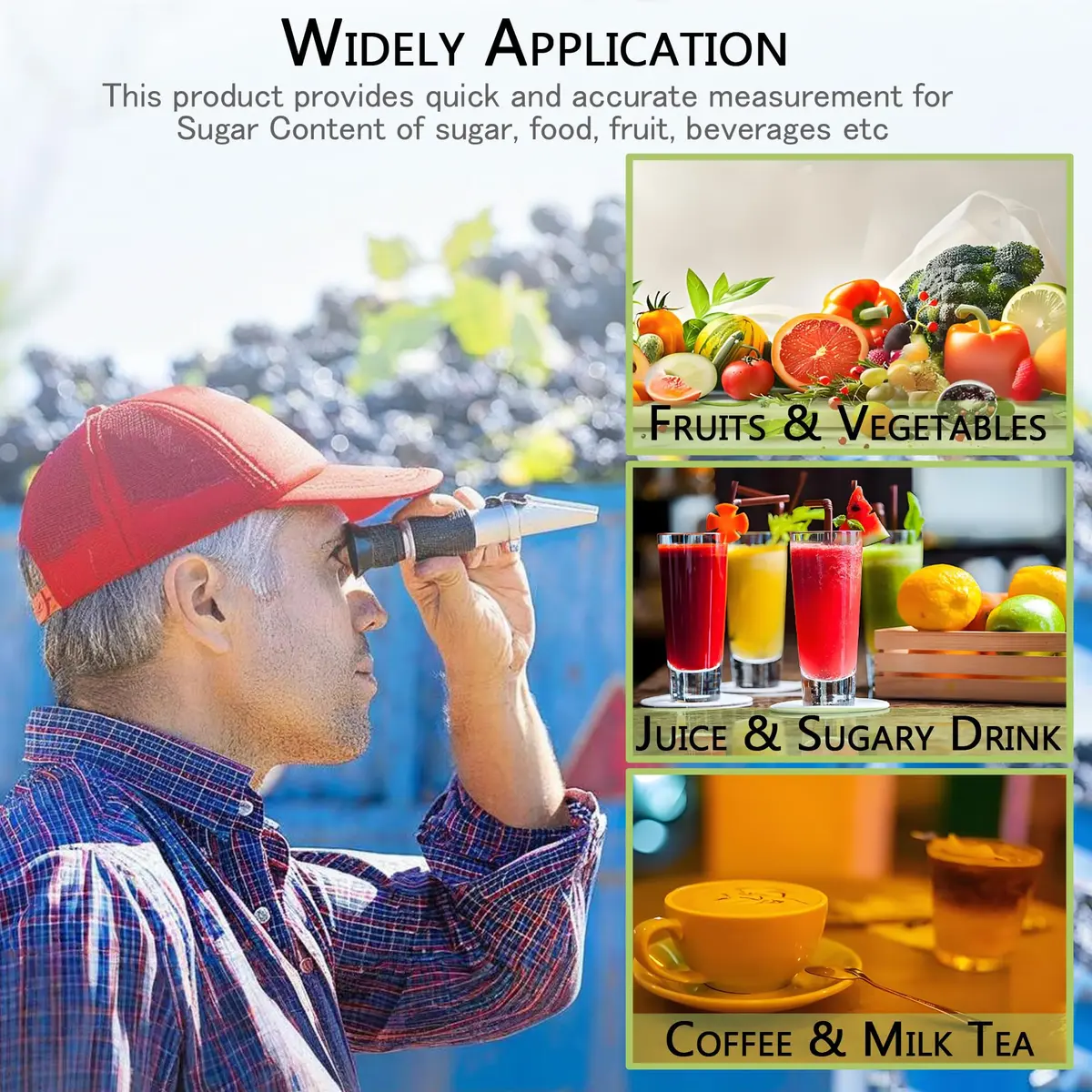 V·RESOURCING 0-32% Brix Meter Refractometer Portable Sugar Content Test | Accurate & Easy - view 7