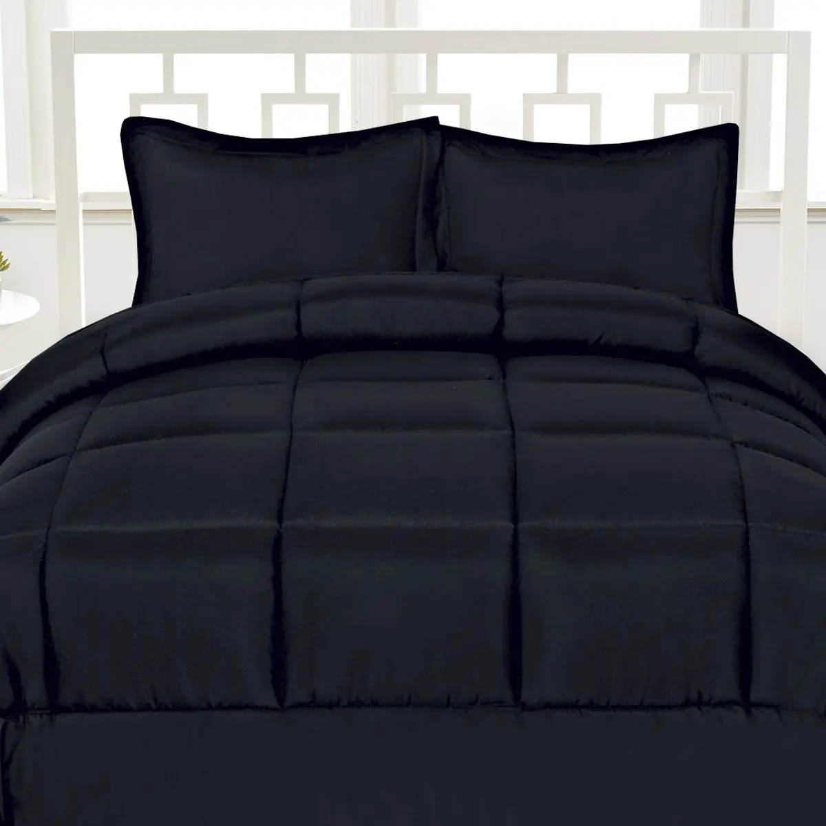 Aurora Bedding Twin Comforter | Hypoallergenic Microfiber Box Stitch Bed Cover - main product image