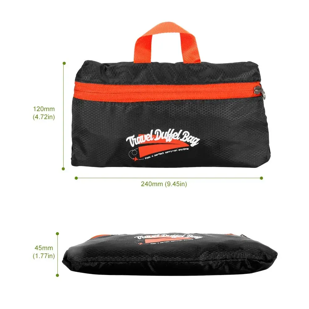 URBANANO Foldable Duffel Bag 46L | Lightweight Travel Luggage Collapsible Backup Bag Sports Vacation - view 6