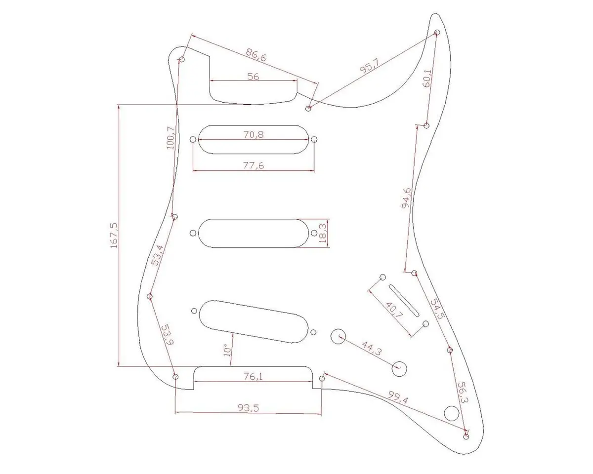 KAISH Strat Style Pickguard SSS with Back Plate | Vintage Tortoise, Made in USA/Mexico - view 2