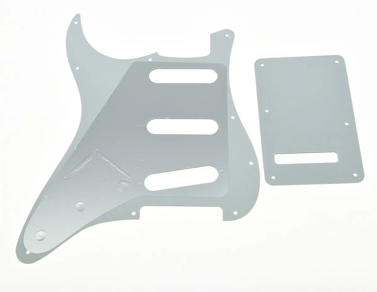 KAISH Strat Style Pickguard SSS with Back Plate | Vintage Tortoise, Made in USA/Mexico - view 4