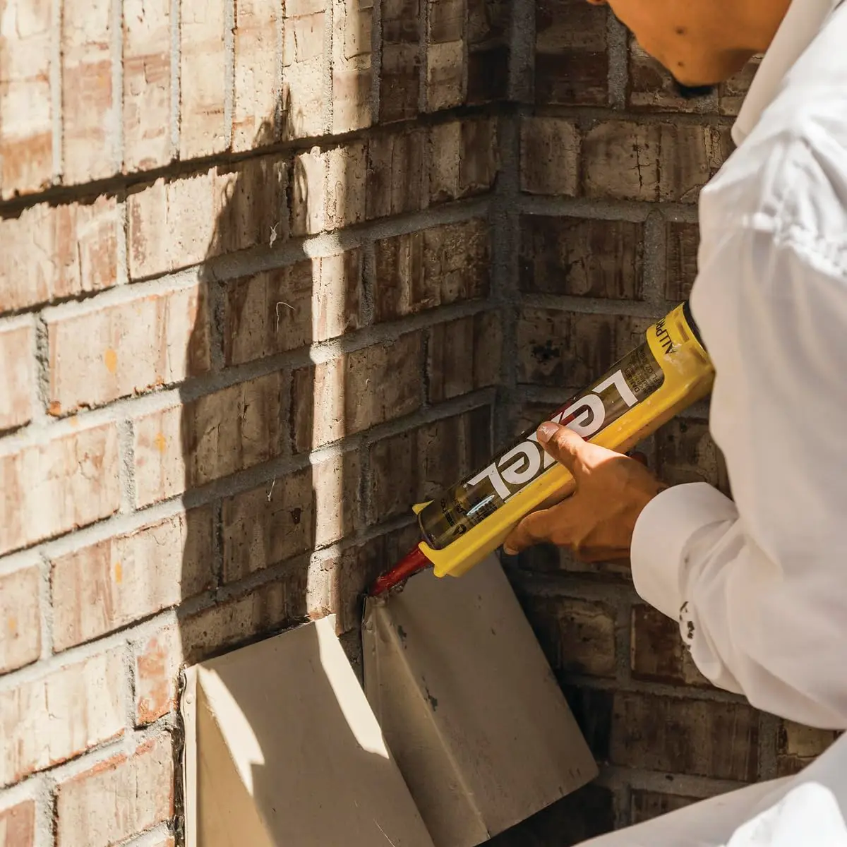 Sashco Lexel Weatherproofing Caulk 5.0oz Clear | Elastic, Waterproof & Paintable Sealant (70-120c) - view 3