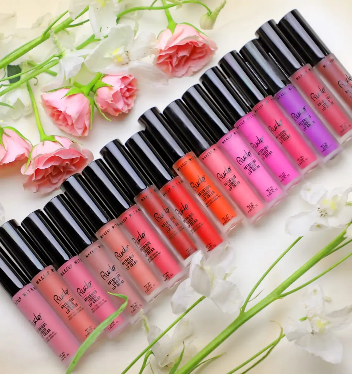RUDE Notorious Rich Long Liquid Lip Color 0.1 oz | Matte, Highly Pigmented, Long-Lasting Lipstick - view 2