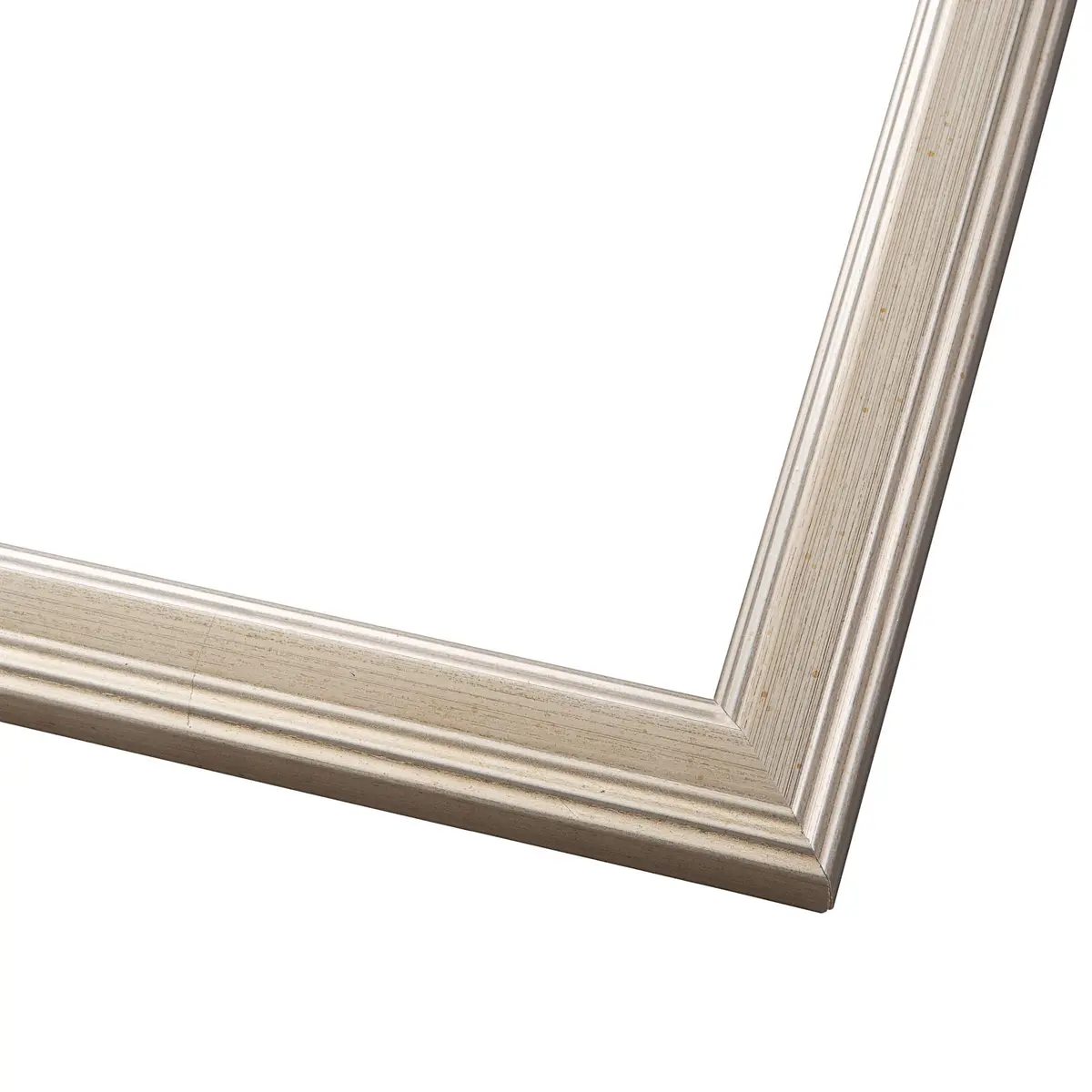 Poster Palooza 12x17 Frame Silver Modern Solid Wood Picture Frame | 0.75 Inch Moulding Width | with UV Acrylic Plexiglass, Foam Board Backing & Hanging Hardware Included - view 3