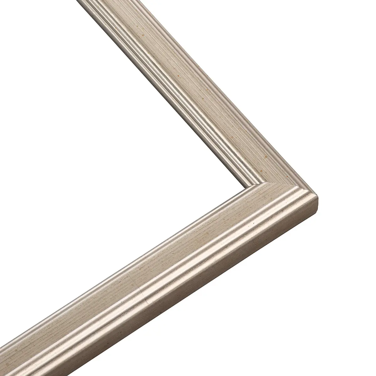 Poster Palooza 12x17 Frame Silver Modern Solid Wood Picture Frame | 0.75 Inch Moulding Width | with UV Acrylic Plexiglass, Foam Board Backing & Hanging Hardware Included - view 4
