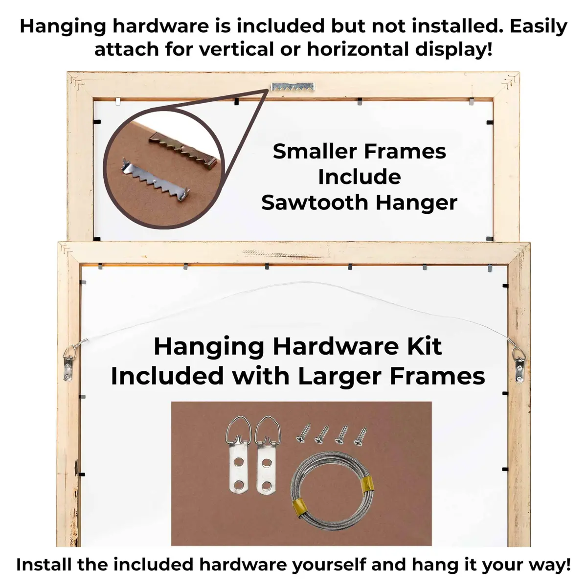 Poster Palooza 12x17 Frame Gold Ornate Whitewashed Wood | UV Acrylic, Foam Back, Hardware Included - view 6