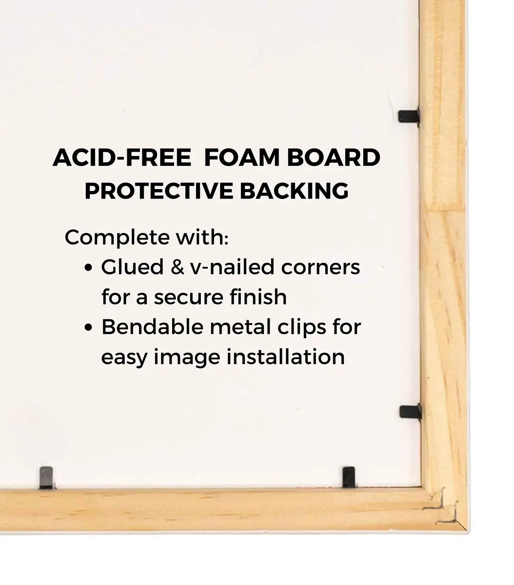 Poster Palooza 12x17 Frame Gold Ornate Whitewashed Wood | UV Acrylic, Foam Back, Hardware Included - view 8