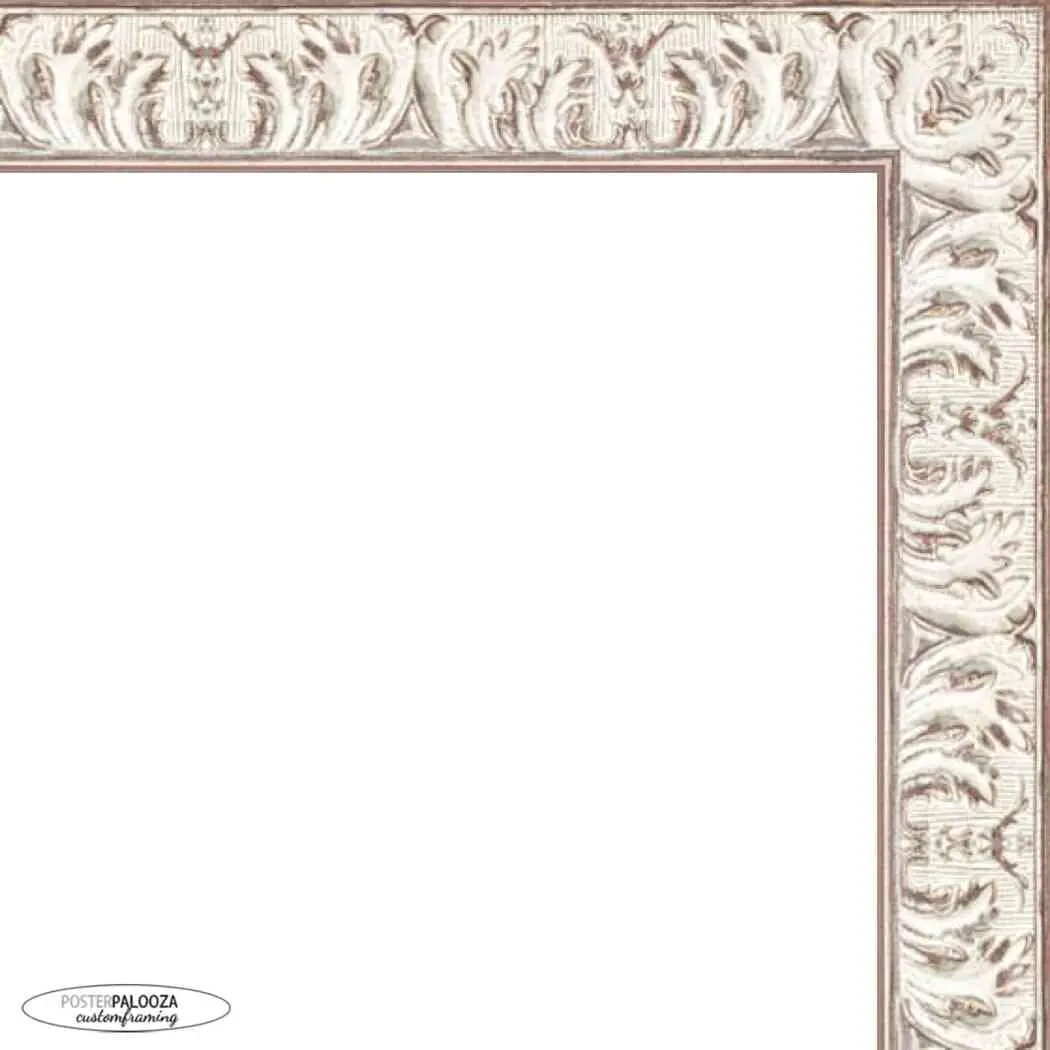 Poster Palooza 12x17 Frame Gold Ornate Whitewashed Wood | UV Acrylic, Foam Back, Hardware Included - view 2
