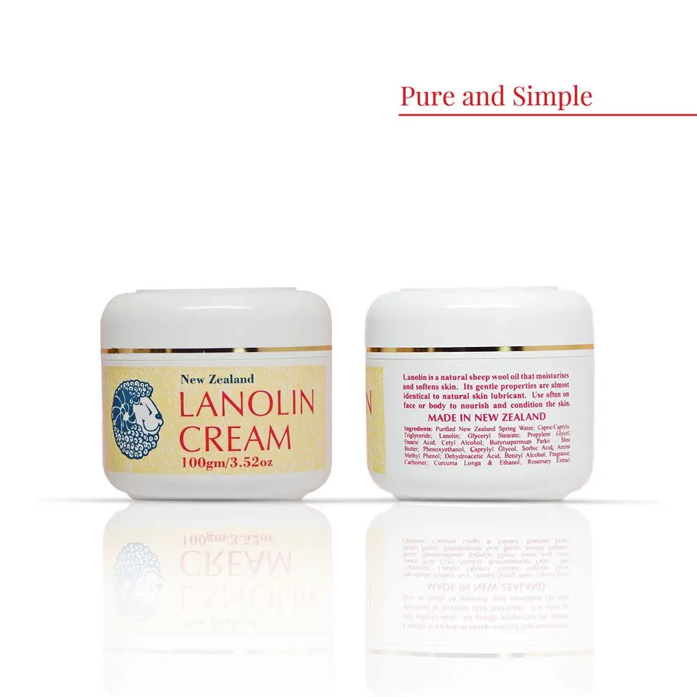 Beauty Spa Pure and Simple New Zealand Lanolin Cream 2 Pack | Gentle Moisturizer for Sensitive Skin - view 2