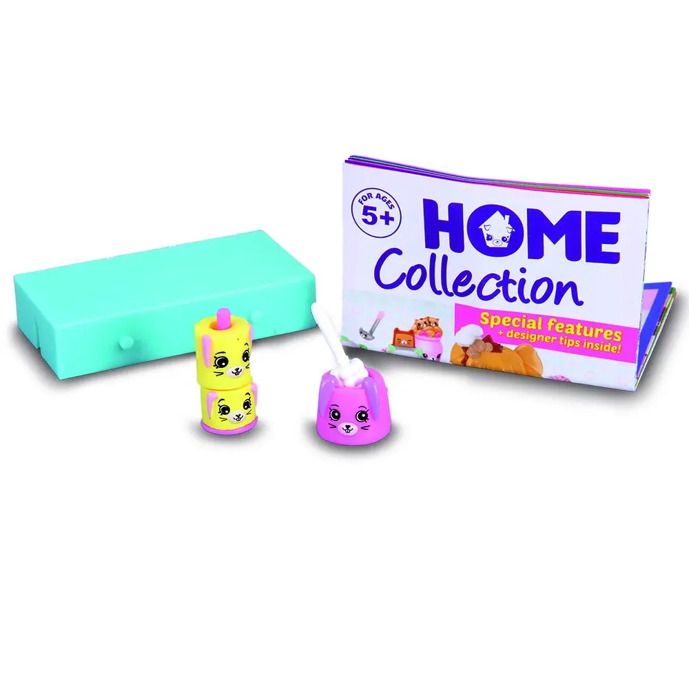 Shopkins Happy Places 56193 3 Petkins & Tile Set | DIY Scene Builder for Kids - view 2