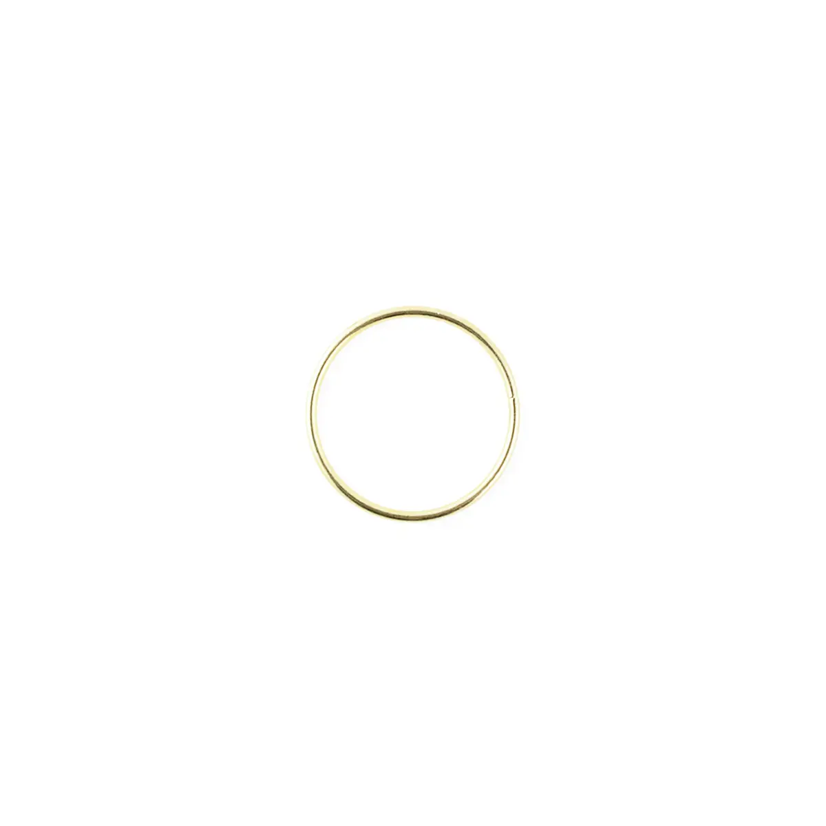 Pepperell Crafts 3 Inch Brass Metal Craft Macrame Rings (10-Pack, Gold) | 7.62 cm Diameter - view 4