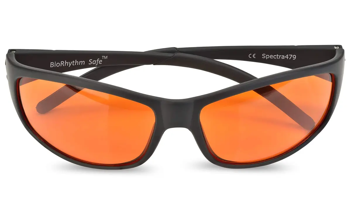 Spectra479 Orange Blue Light Blocking Glasses for Sleep | 62mm Lens Width (2.44 inches) - view 2