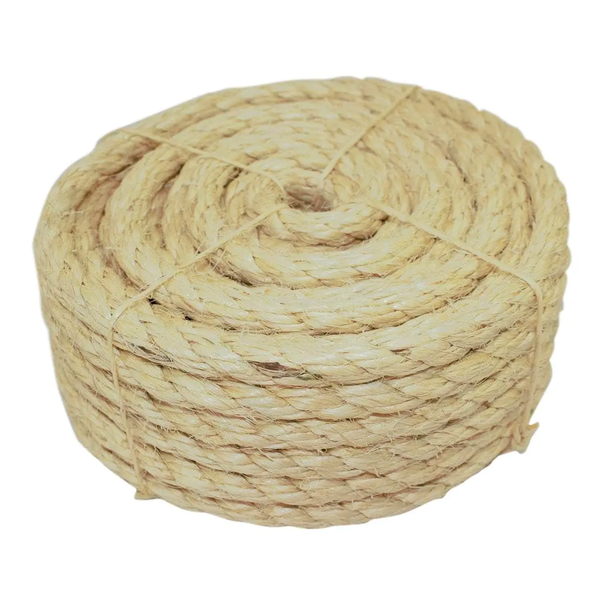 SGT KNOTS Twisted Sisal Rope, Natural Fiber for DIY & Crafts, 1/2 inch x 50 feet (15.24 m) | Heavy Duty & Water Resistant - view 2