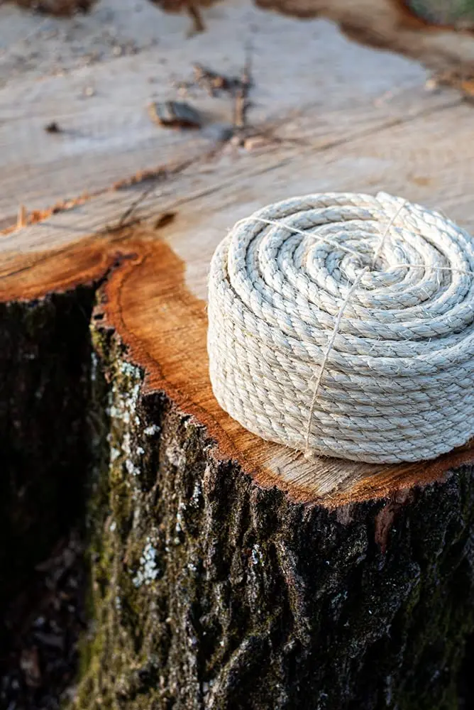 SGT KNOTS RopeHub Twisted Sisal Rope 1/2 inch | Natural Fiber for DIY & Crafts - view 9