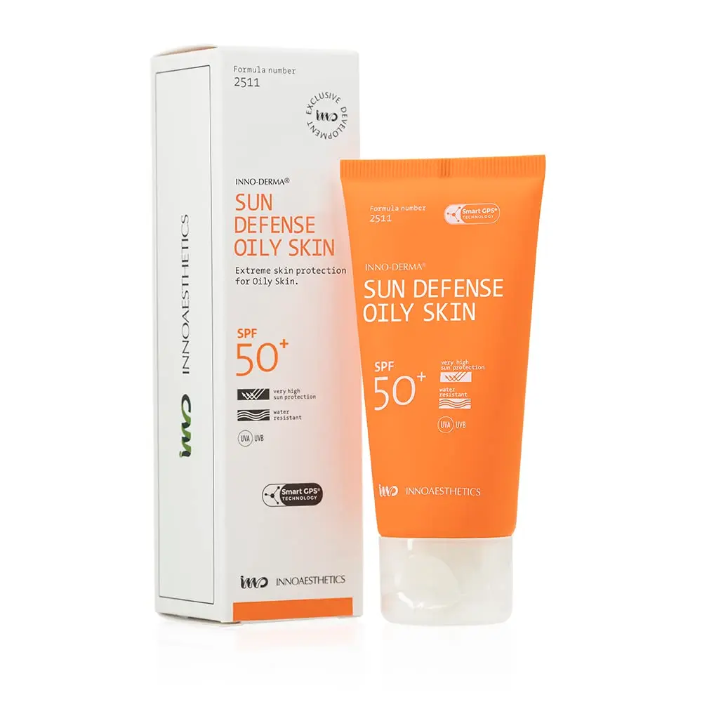 Inno-Derma Sun Defense Sunblock UVP 50+ Oily/Combination Skin 59ml (2.03 Fl Oz) | Broad Spectrum SPF 50+ Protection - main product image