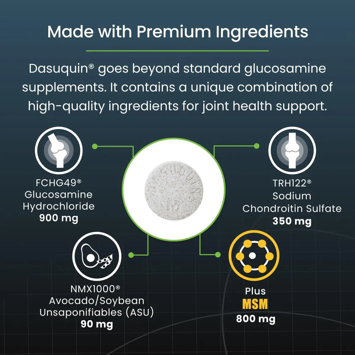 Nutramax Dasuquin MSM Joint Supplement for Large Dogs, Chewable Tablets, 84 Count | Vet Recommended USA Import - view 5