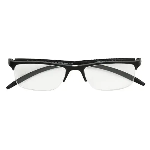 Foster Grant Paolo Square Reading Glasses 2.5 Diopters (59mm Lens Width) | Scratch & Impact Resistant - view 3