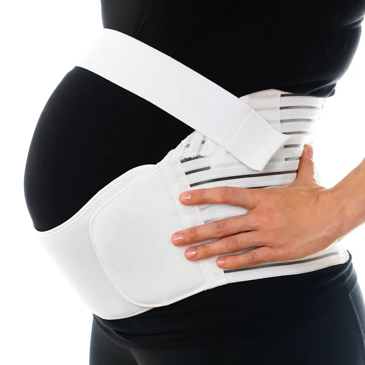 FlexGuard Pregnancy Belly Support Band - Maternity Belt & Brace for Pregnant Women, Fully Adjustable, Plus Size XL, Supports Pelvic & Back Pain Relief - view 7