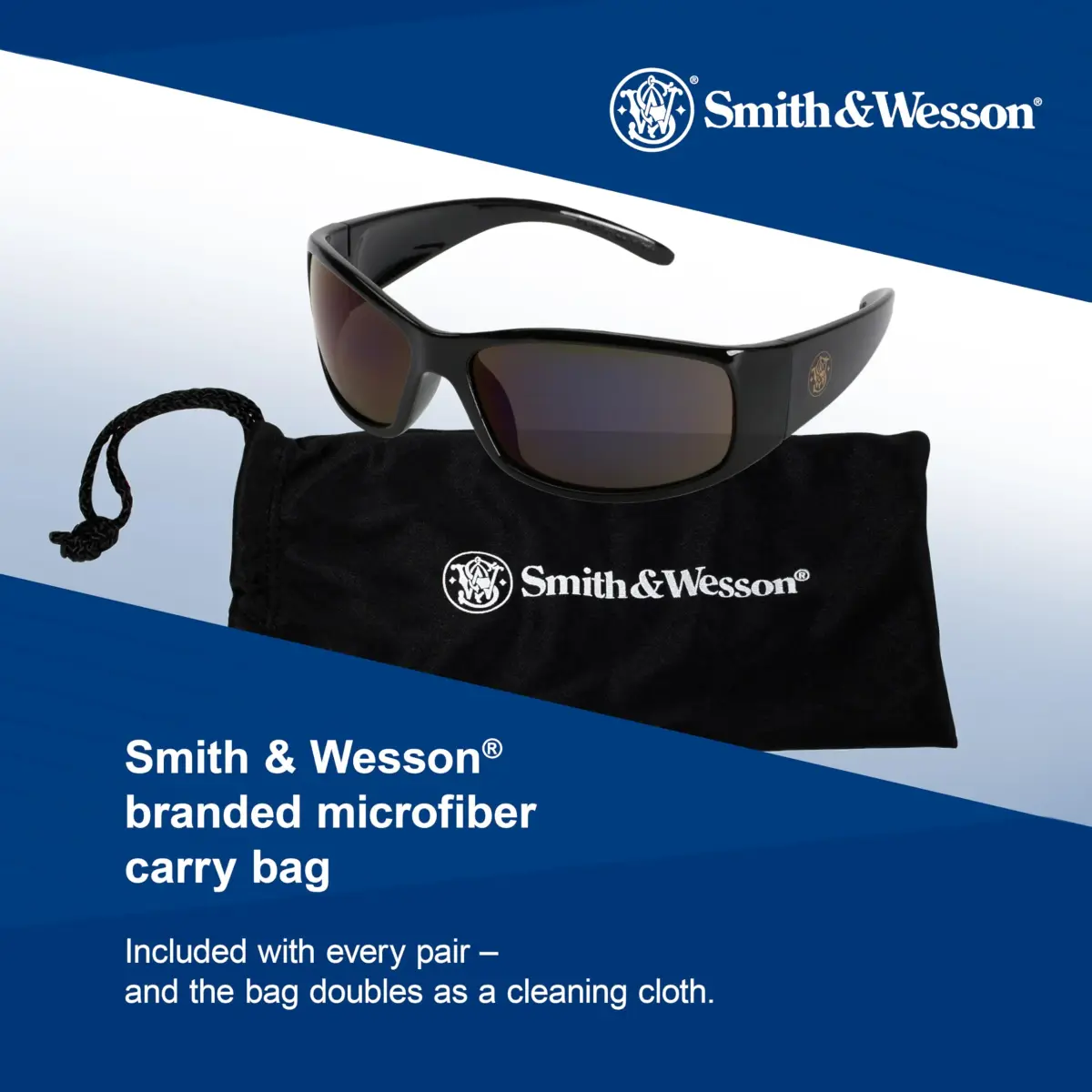 Smith & Wesson Elite Safety Glasses (21303) Smoke Lenses Black Frame | ANSI Z87.1+ Certified - view 6