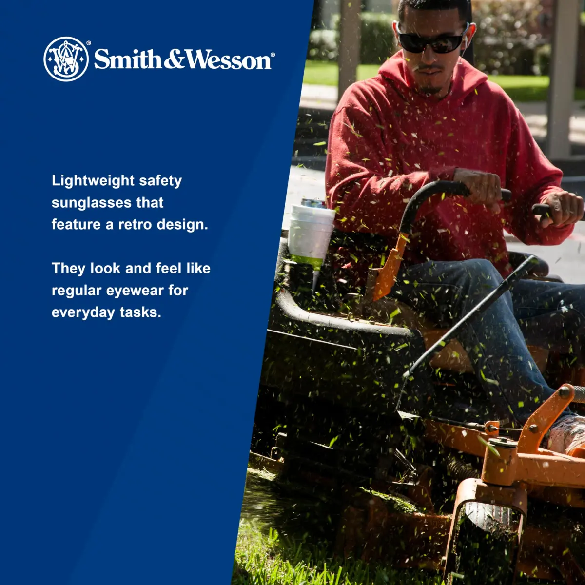 Smith & Wesson Elite Safety Glasses (21303) Smoke Lenses Black Frame | ANSI Z87.1+ Certified - view 4