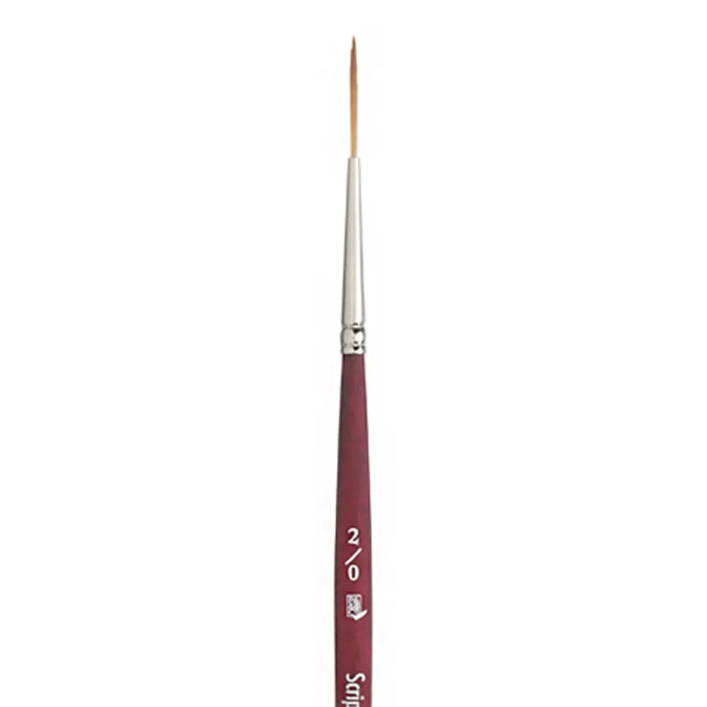 Princeton Velvetouch Artiste Series 3950 Script Liner Brush 2/0 | Luxury Synthetic Mixed-Media for Acrylic, Watercolor & Oil - view 2