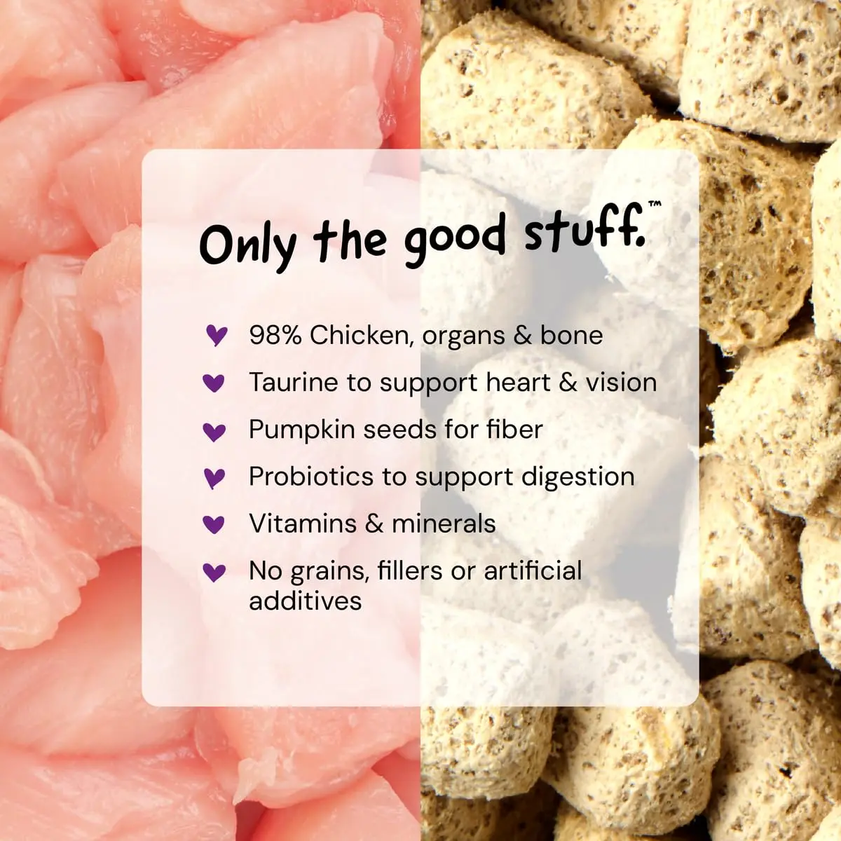 Stella & Chewy's Freeze-Dried Raw Chicken Cat Food Morsels 227 g (8 oz) | Complete Nutrition for All Life Stages - view 3