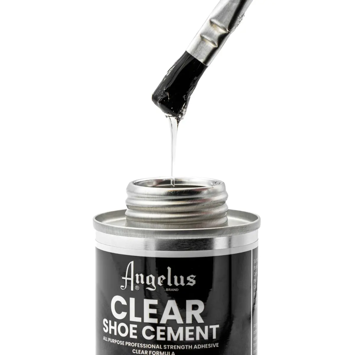 Angelus Clear Shoe Cement 4 oz (118ml) | Professional-Strength Waterproof Glue for Leather, Vinyl & Fabric Repairs - view 6