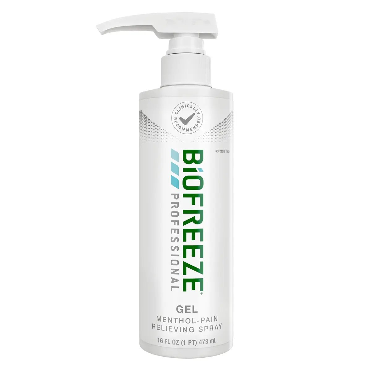 Biofreeze Professional Strength Pain Relief Gel, 16 Fl Oz | Menthol Cooling Formula for Muscles & Joints - view 2