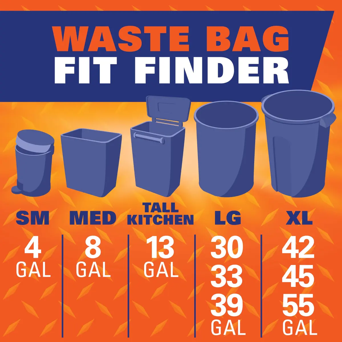 Hefty Ultra Strong 13 Gal Kitchen Trash Bags, Black, Clean Burst, 40ct | Puncture & Leak Resistant Tall Garbage Bags - view 8