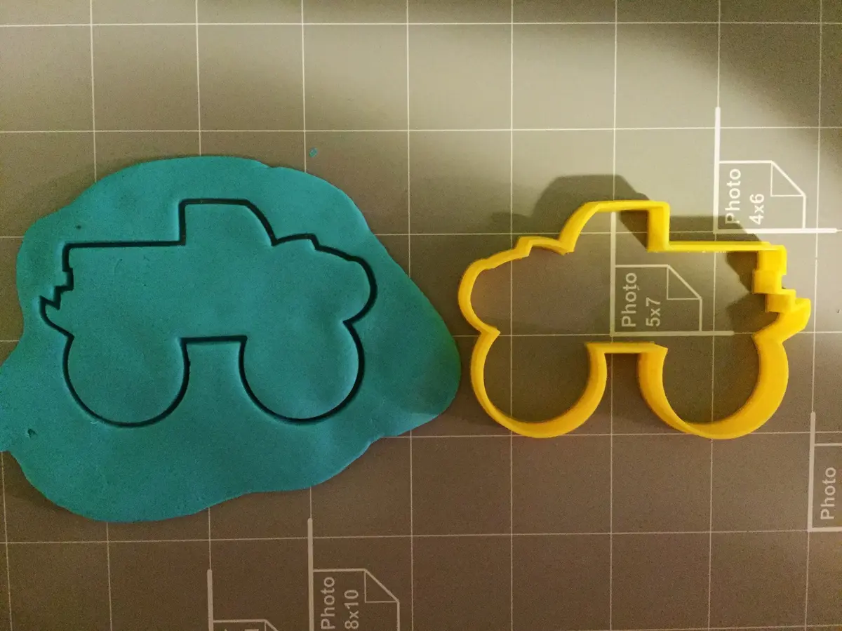 Cookie Cutz Monster Truck Cookie Cutter 3 inch | Durable, Reusable & Food Safe - main product image