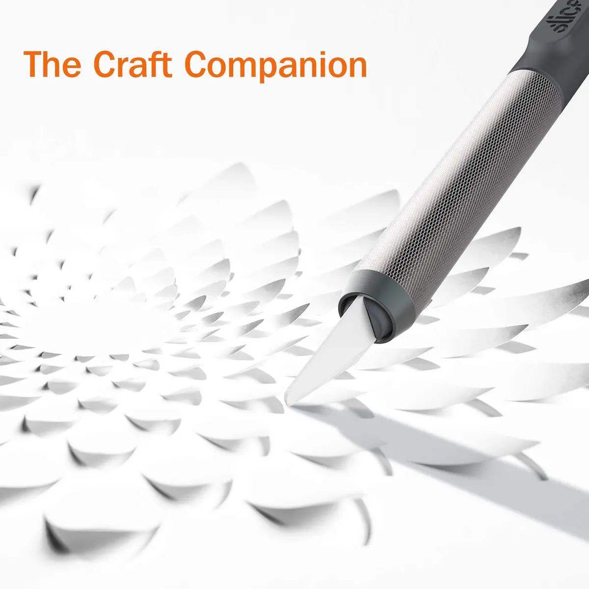 Slice Craft Knife 1 Pack | Finger-Friendly Ceramic Edge, Safer Choice, Rust-Free, 11x Longer Lasting (en_US) - view 3