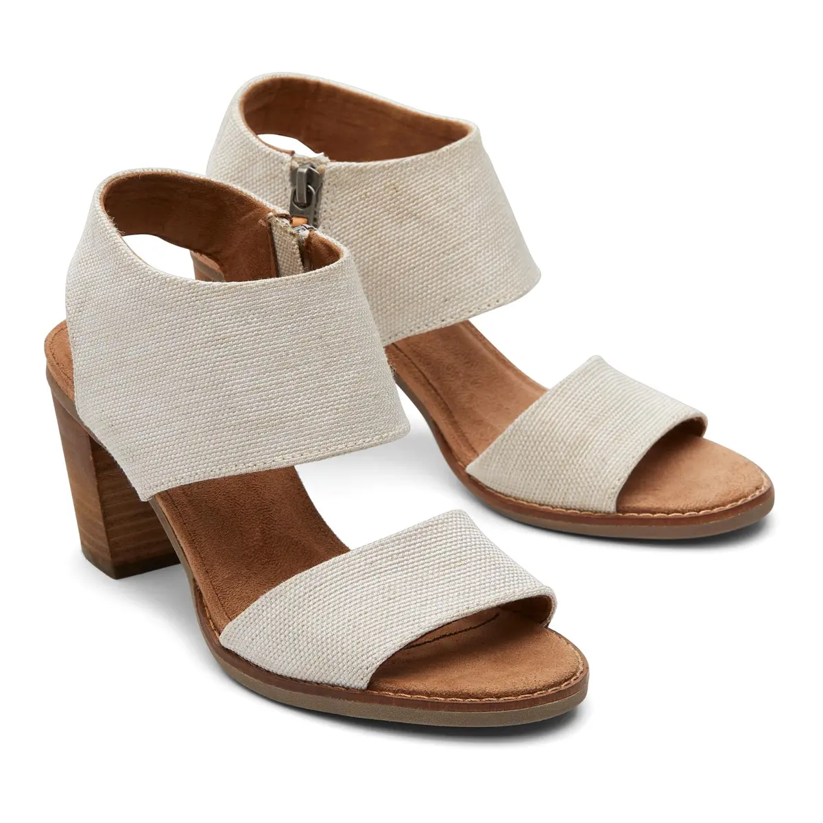 TOMS Women's Majorca Cutout Heeled Sandal, Natural Yarn Dye, 6.5 | Stylish & Comfortable - view 7