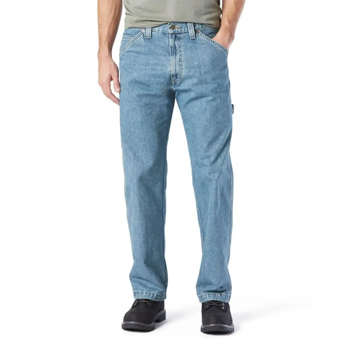Levi Strauss Signature Gold Men's Carpenter Jeans Light 33x32 (84cm x 81cm) | Relaxed Fit Workwear - main product image