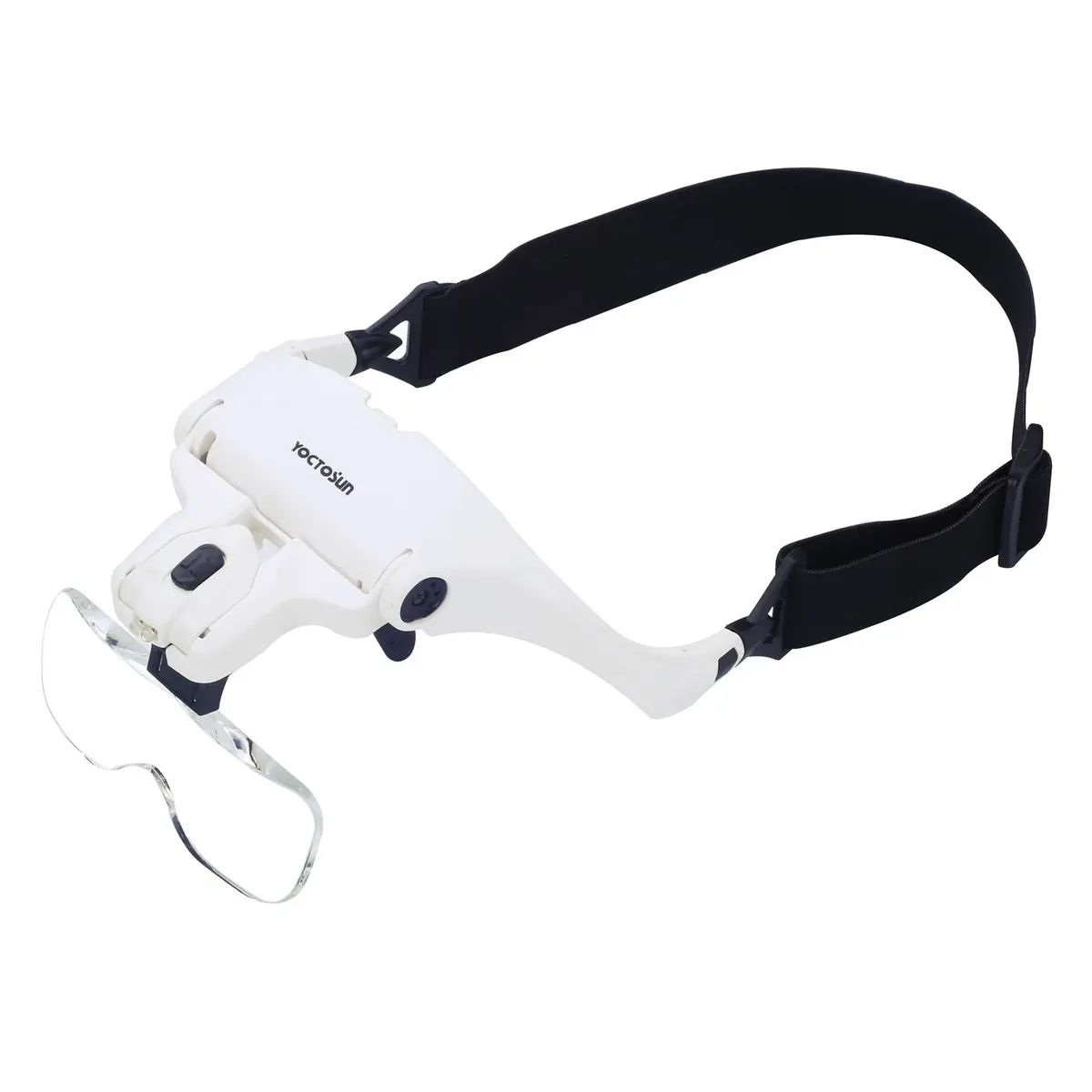 YOCTOSUN Head Mount Magnifier with 2 LED Lights | 5 Lenses, 3.5X Magnification, Interchangeable, Headband & Light - view 2
