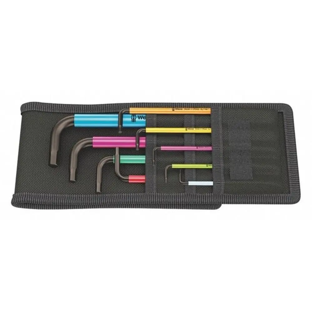 Wera 950 SPKL/9 SZ Imperial Hex Key Set, 9-Piece | Long Arm Ballpoint Hex Screws - main product image