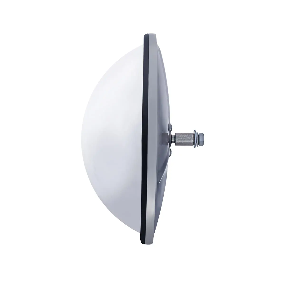 United Pacific 8 1/2" Stainless Steel Convex Fisheye Mirror, Chrome | Wide Angle Visibility for Trucks & SUVs - view 2